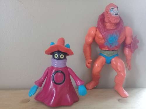 Beast Man and Orko from He-man Master's of the Universe